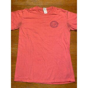 Puppie Love Rescue Pink Graphic T-Shirt With Adorable Dog Print Small 100% Cotto